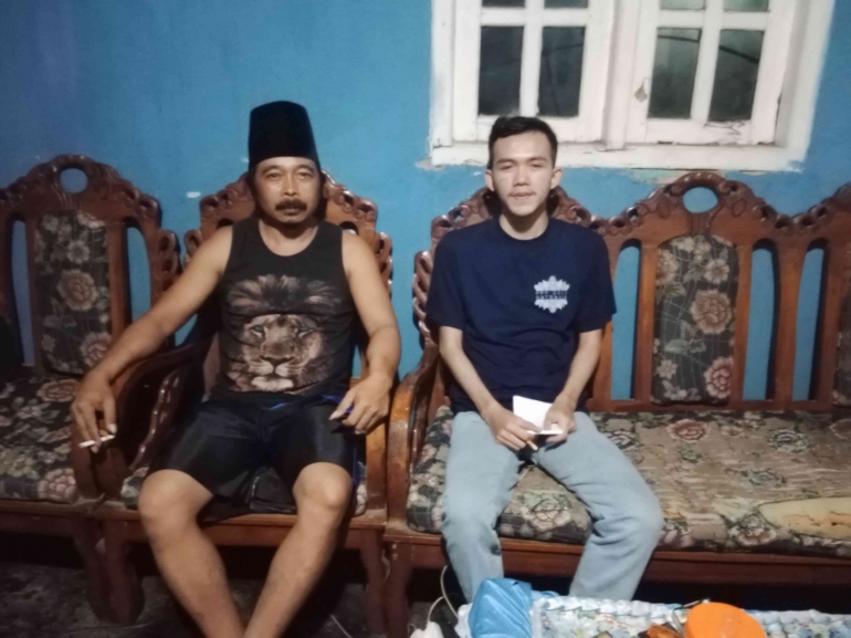 Foto wawancara bersama Bapak Suli