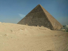 Pemandangan gurun pasir Piramida di Mesir (dok. Pribadi)
