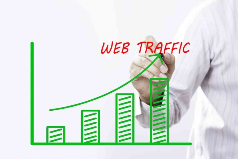  Jumlah kunjungan blog menjadi parameter keberhasilan perjalanan sebuah blog| Ilustrasi gambar : www.webarq.com
