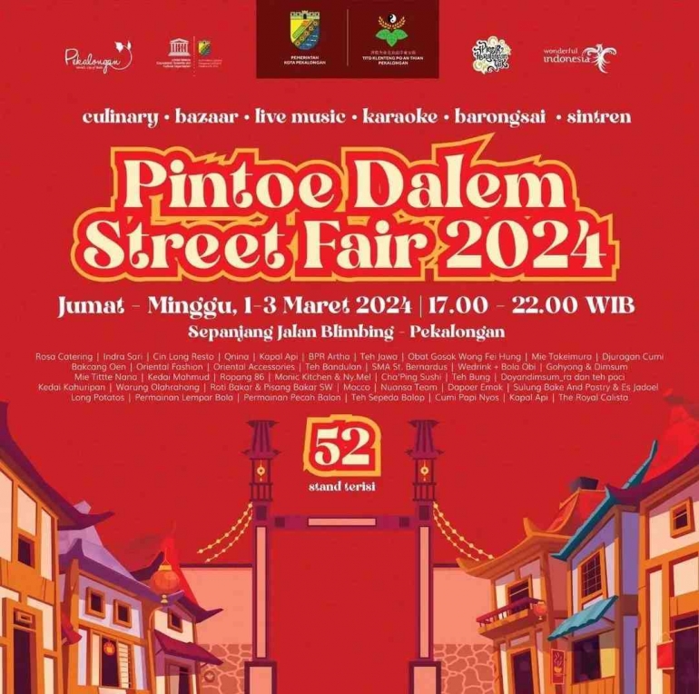 Poster acara Festival Pintu Dalem 2024 (TIC Kota Pekalongan) 