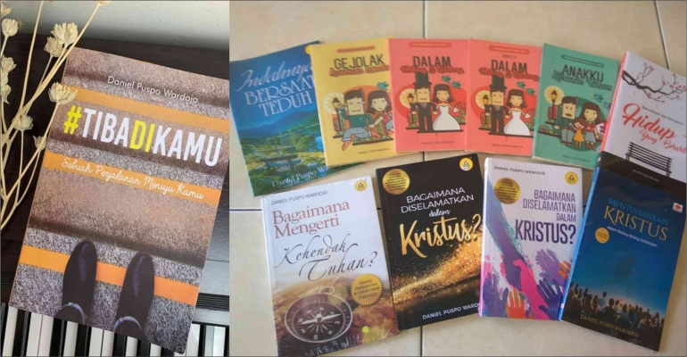 Buku-buku yang ditulis kak Daniel | foto: IG/@danielpuspowardojo