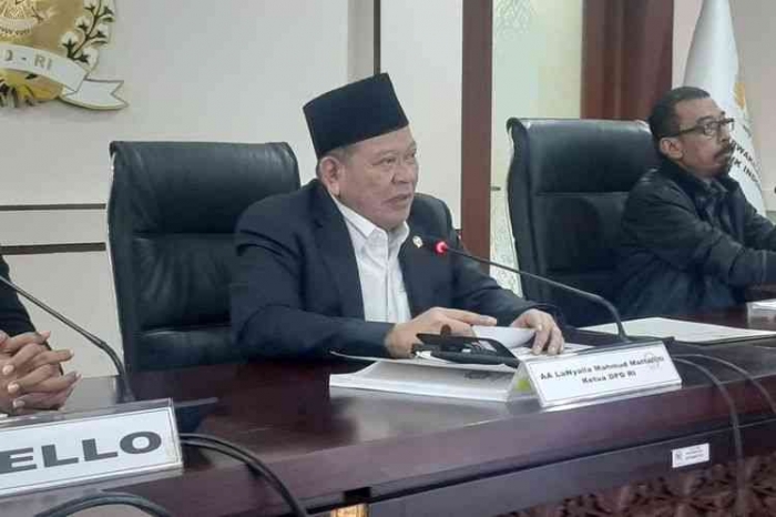 Ketua DPD LaNyalla Mahmud Mattalitti. Foto: Kompas.com