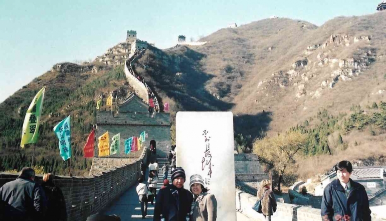 di Tembok China (dok pribadi)