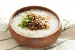 Ilustrasi bubur ayam oatmeal (Foto : Kompas) 