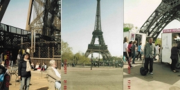 di menara Eiffel di Paris  Eropa (dok pribadi)