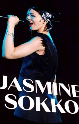 Jasmine Sokko membuka acara (dokpri) 