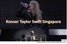 Konser Taylor Swift di Singapura, sumber gambar: app.cnnindonesia.com
