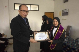 Nur Sakinah Alumni Berprestasi, IPK 3.99 (Dok. pribadi)