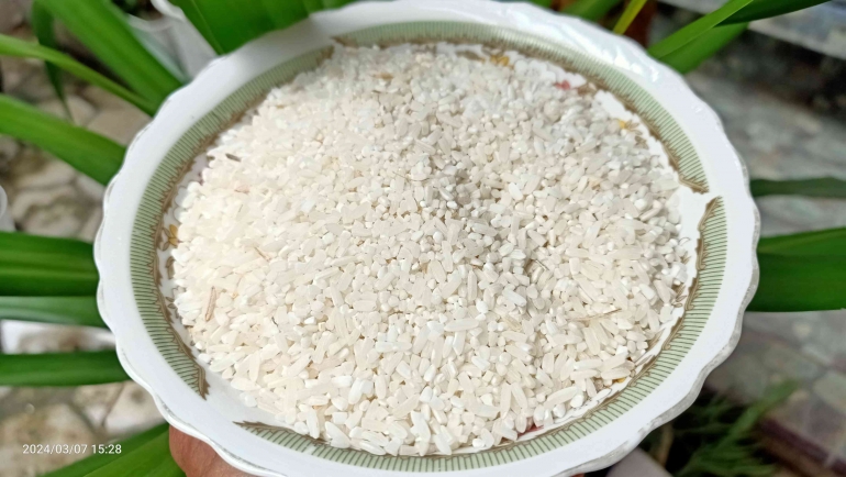 Cara mengatur kebutuhan beras. (Dokumentasi pribadi)