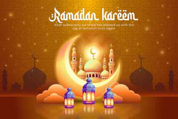 Persiapan puasa di bulan Ramadan adalah bagian dari antusiasme menyambut bulan suci itu| Ilustrasi gambar : freepik.com / xvector