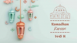 Sumber gambar:  Canva Template Ramadhan Kareem Desktop Wallpaper by Sambodo