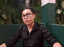 Triwiyono Susilo Foto saat berbincang-bincang di salah satu cafe di jakarta