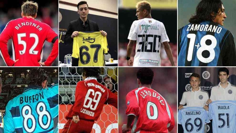 Pemain sepakbola dan nomor punggungnya.(Foto: Marca)