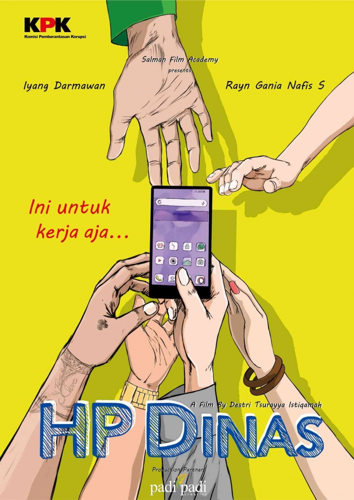 Poster film pendek anti korupsi berjudul HP Dinas (Dok. Salman Film Academy)