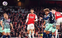 Arsenal kini berada di puncak klasemen Liga Premier. (Instagram @arsenal)