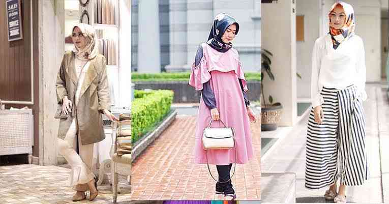 Ilustrasi Mix and Match Baju Lebaran (Sumber foto: lifestyle.okezone.com)