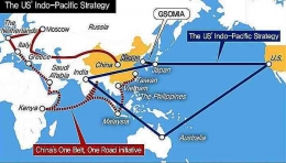 Peta Persaingan Tiongkok/China dan Negara Quad (Nusantara News)