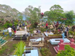 Sadranan atau Nyadran di Makam Pasar Sapi Kota Salatiga, Jawa Tengah/dokpri