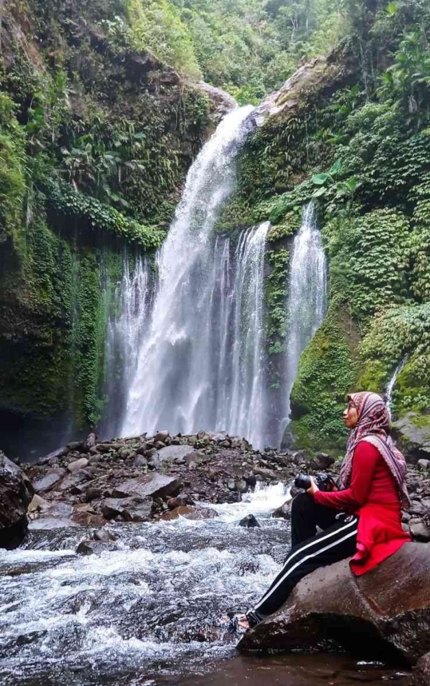 Ilustrasi rasa syukur saat menikmati keindahan alam (foto dok. pribadi Endah Kurnia Wirawati)