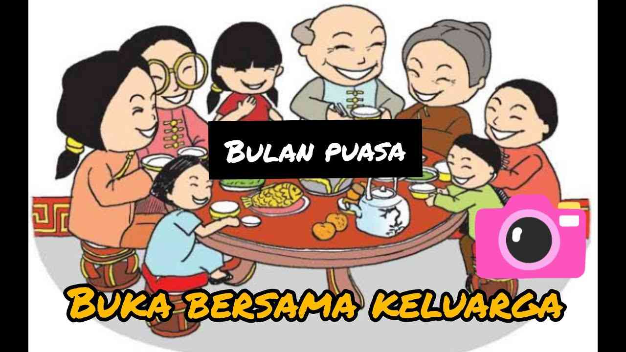 Saat indah ketika tiba buka puasa bersama kelaurga tercinta (dok foto: Youtube.com/Linmas Chenel)