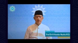 Screenshot pengantar pesantren Ramadan dari Prof. Dr. H. Haedar Nashir, M.Si. Dokpri