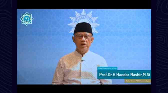 Screenshot pengantar pesantren Ramadan dari Prof. Dr. H. Haedar Nashir, M.Si. Dokpri