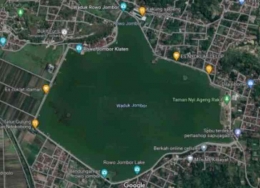 Maps Rowo Jombor, Google Maps