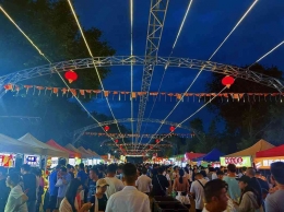 Pasar malam Shenghuatun. Pic by Bd