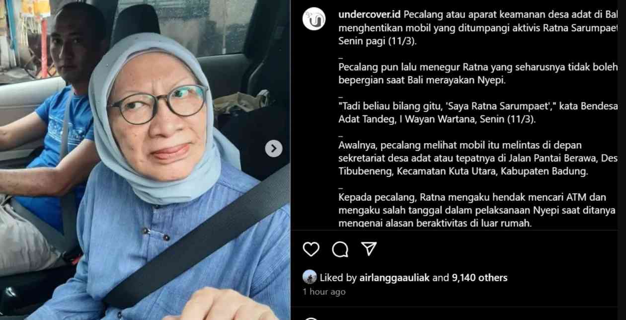 Skandal Terbaru Ratna Sarumpaet: Keluar saat Nyepi di Bali! Apakah Ini Tindakan Sengaja atau Kebodohan? | suara.com