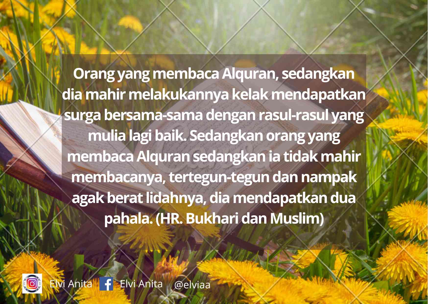 Keutamaan membaca Alquran. Dokpri