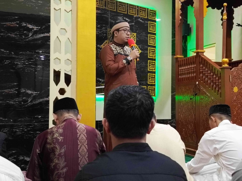 Dokumentasi Pribadi saat Mendengarkan Ceramah Ramadhan