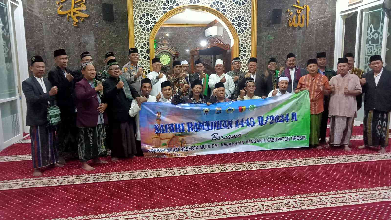 Camat, Kapolsek, Danramil, MUI dan Takmir Masjid usai Safari Ramadan (foto dokpri)