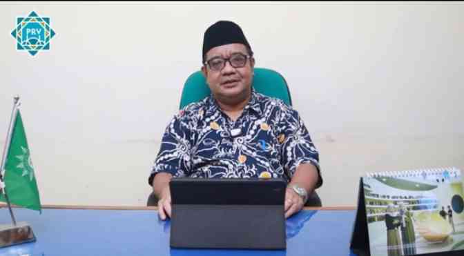 Screenshot penyampaian materi Menghadirkan Allah dalam kehidupan oleh Arif Jumali Muis, PRV GK. Dokpri 