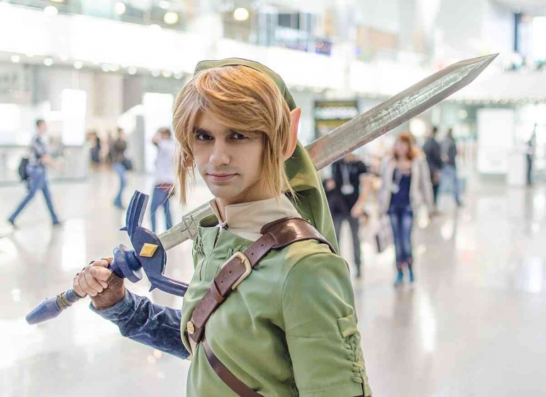 Link, tokoh protagonis utama serial The Legend of Zelda. (sumber: Wikidata)