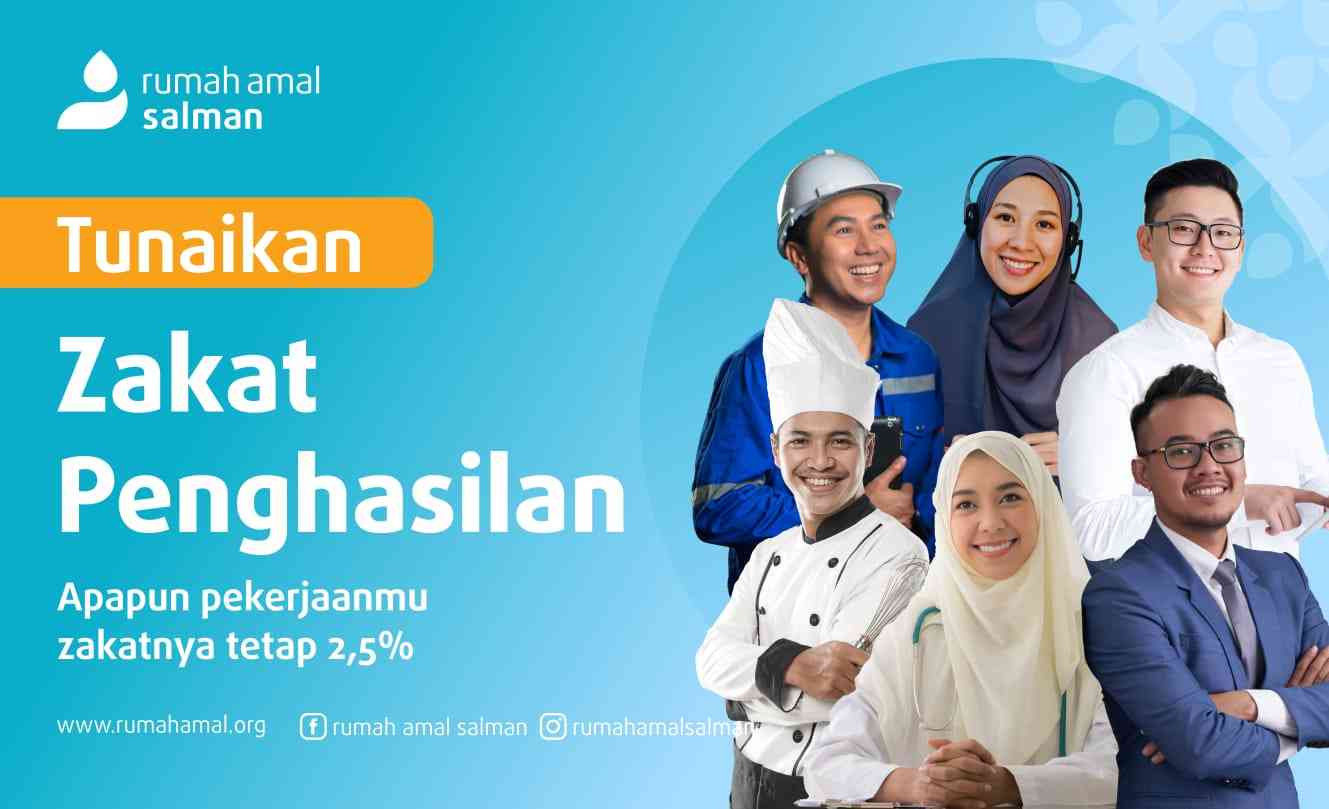 Zakat penghasilan adalah salah satu contoh ibadah harta. (Dok. Rumah Amal Salman)