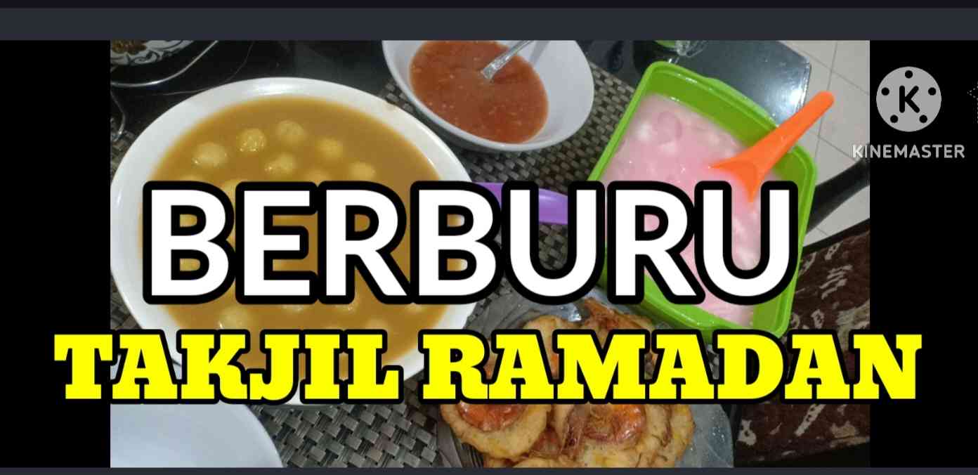 Berburu Takjil Ramadan, cover video saya di channel youtube (dok Nur Terbit) 