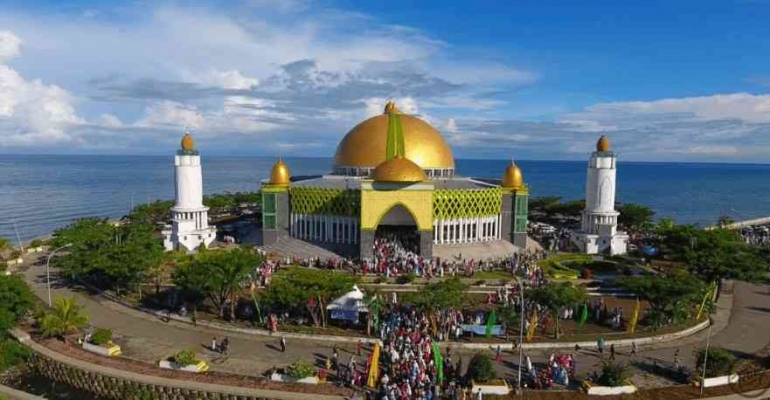 Ilustrasi Kondisi Masjid Agung Lasusua setelah digunakan sebagai tempat ibadah (Sumber: Anugerakubah.com)