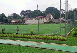 Taman manunggal dengan lapangan mini soccer (dokumen pribadi)