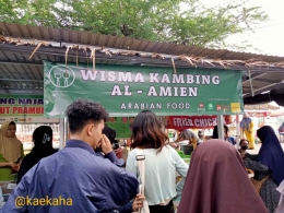 Stand Wisma Kambing, Arabian Food di Pasar Wadai | @kaekaha