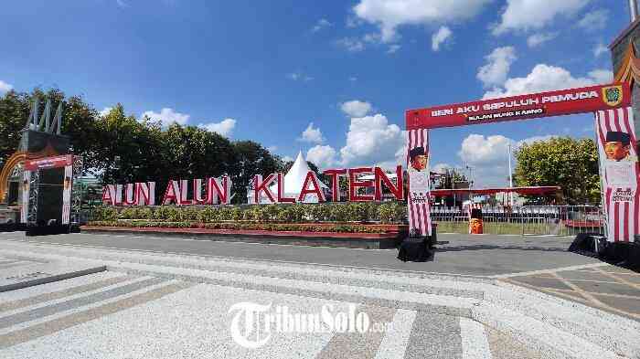 Ilustrasi Alun-alun Klaten: Sumber gambar solo.tribunnews.com