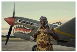 Penerbang Tuskegee P-51 Mustang berkulit hitam I Sumber Foto : Apple TV+