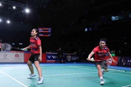 (Rinov Rivaldy-Pitha Haningtyas Mentari/Ganda Campuran Indonesia Melangkah ke Final Orleans Masters Badminton 2024 Dok: pbsi.id)