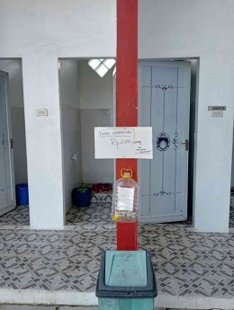 Toilet bersih di Nalambok Mart (Dok. Pribadi)