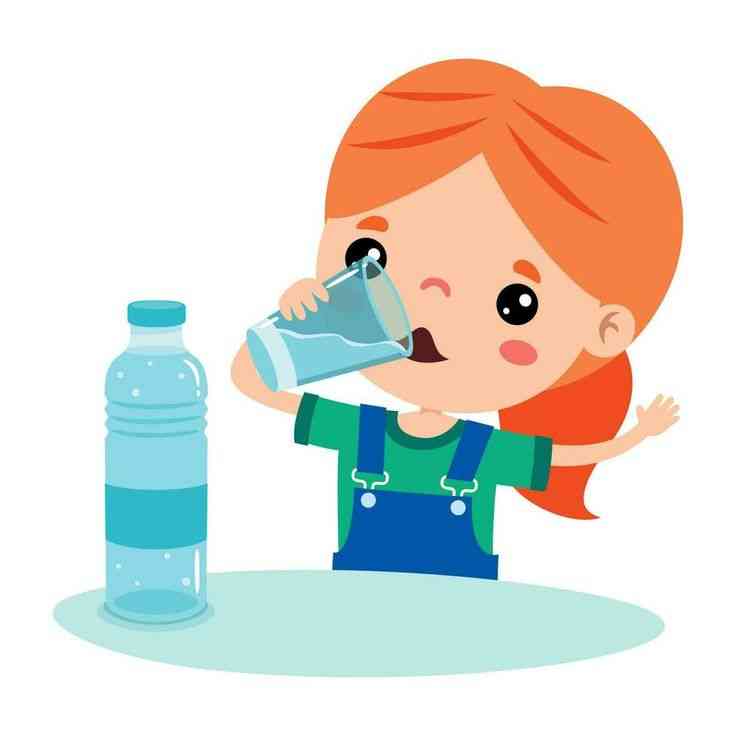 minum air putih (dreamstime/@vecteezy)