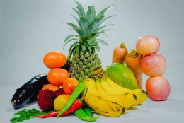 Ilustrasi buah dan sayuran (pexels.com/Abet Llacer)