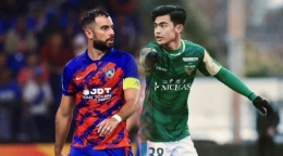 Jordi Amat dan Pratama Arhan masih belum mendapat menit bermain di klubnya masing-masing. (Instagram @jordiamat5, pratamaarhan8)