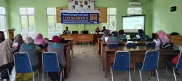 Peserta CGP sedang serius mengikuti Lokakarya 5 di Aula Dikpora Majene, Sabtu 16 Maret 2024/dokpri