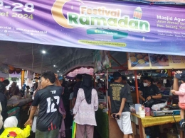 Festival  Ramadan di area parkir Masjid Agung Ats-Tsauroh Serang (sumber:dokrpi)