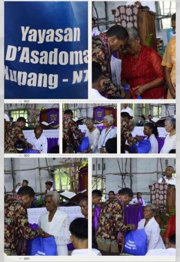 Pelayanan Kasih/Diakonia oleh Yayasan D'Asadoma; foto: Tim MultiMedia JPTK