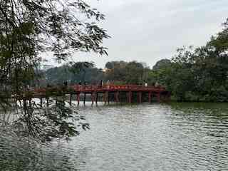 Huc Bridge Hanoi (foto: dokpri)